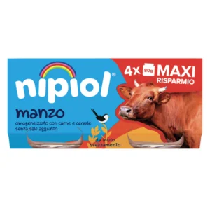 Nipiol carne 4x80 gr. Manzo