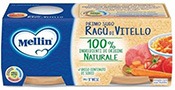 Mellin sugo ragù di vitello 2x80 gr