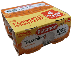Plasmon OMO Carne 4x80 gr. Tacchino