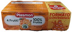 Plasmon OMO Frutta 6x80 gr. vari gusti