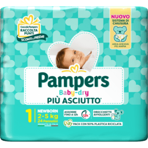 Pannolini PAMPERS Baby Dry  1° misura 2/5 kg