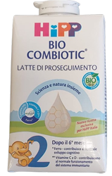 Hipp 2 Bio Combiotic da 500 ml.