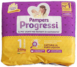 Pannolini PAMPERS Progressi Taglia 1