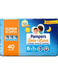 Pampers Sole e Luna TRIO varie misure