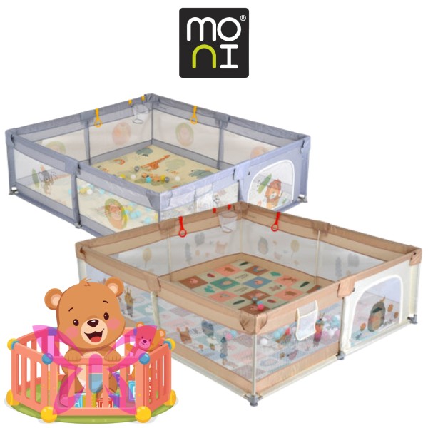 Moni Game Zone Recinto Box Playpen con accessori - 180x200 cm - immagine 3