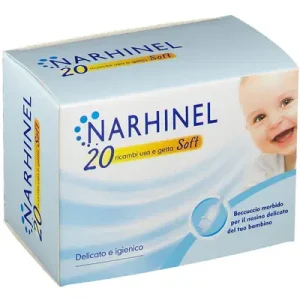 NARHINEL RICARICA USA E GETTA PER ASPIRATORE NASALE  20 PEZZI