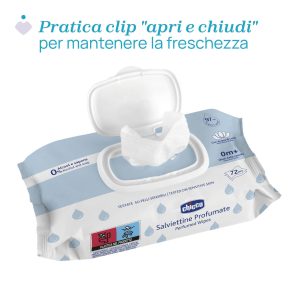 Chicco Salviettine Profumate 72pz con apri e chiudi