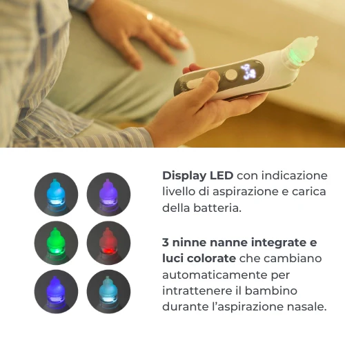 Nuvita Aspiratore nasale elettrico con batteria ricaricabile - immagine 3