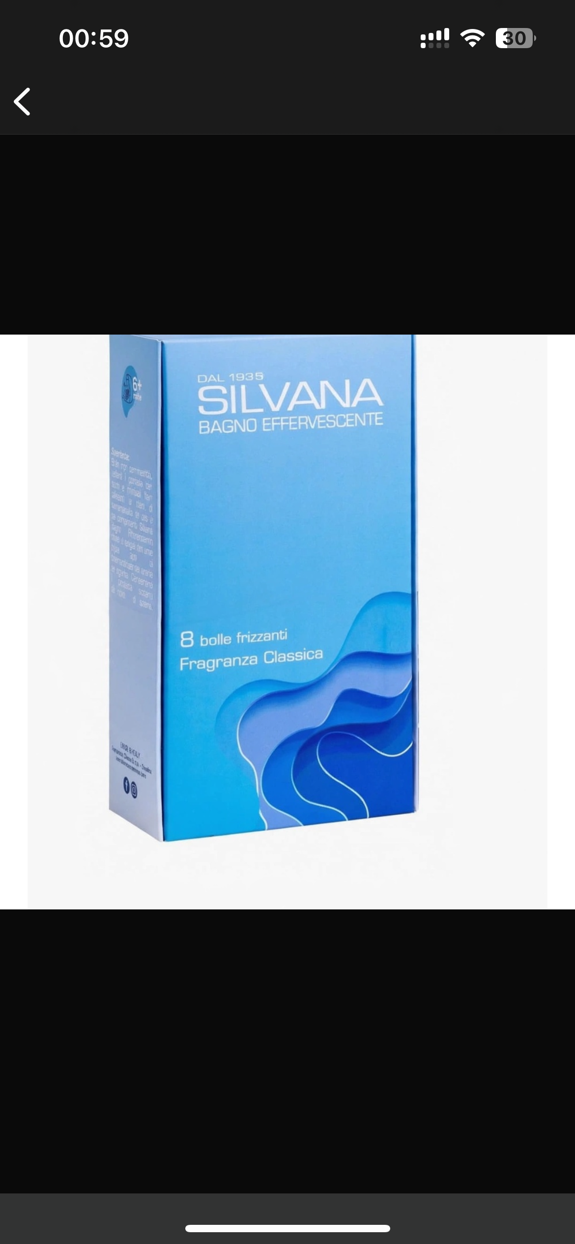 Silvana Bagno Effervescente 8 Bolle Frizzanti - Fragranza Classica