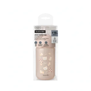 Suavinex - Straw Trainer Cup -Beige Orsetti Bosco