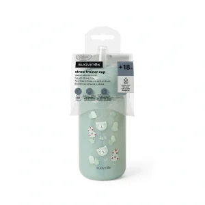 Suavinex - Straw Trainer Cup  - Verde Orsetti Bosco