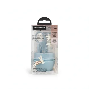 Suavinex Selection +0m - Set Unghie Neonato Wonderland Azzurro Baby Blue