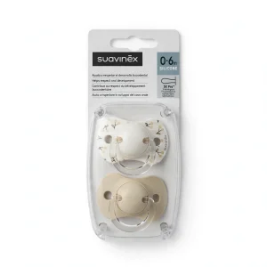Suavinex Ciuccio 0-6m Silicone- Beige Crema / Ecru