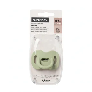 Suavinex Ciuccio Smoothie 0-6 Mesi Verde Salvia - 100% Silicone
