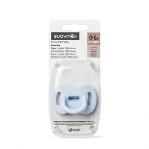 Suavinex Ciuccio Smoothie 0-6 Mesi Azzurro - 100% Silicone