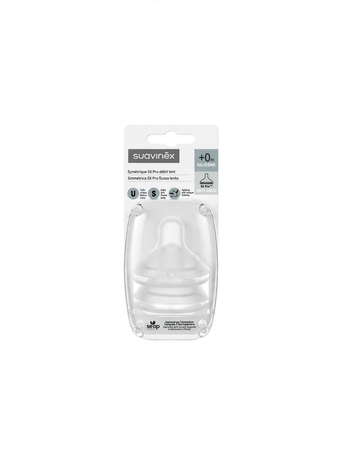 Suavinex Tettarella Simmetrica +0M