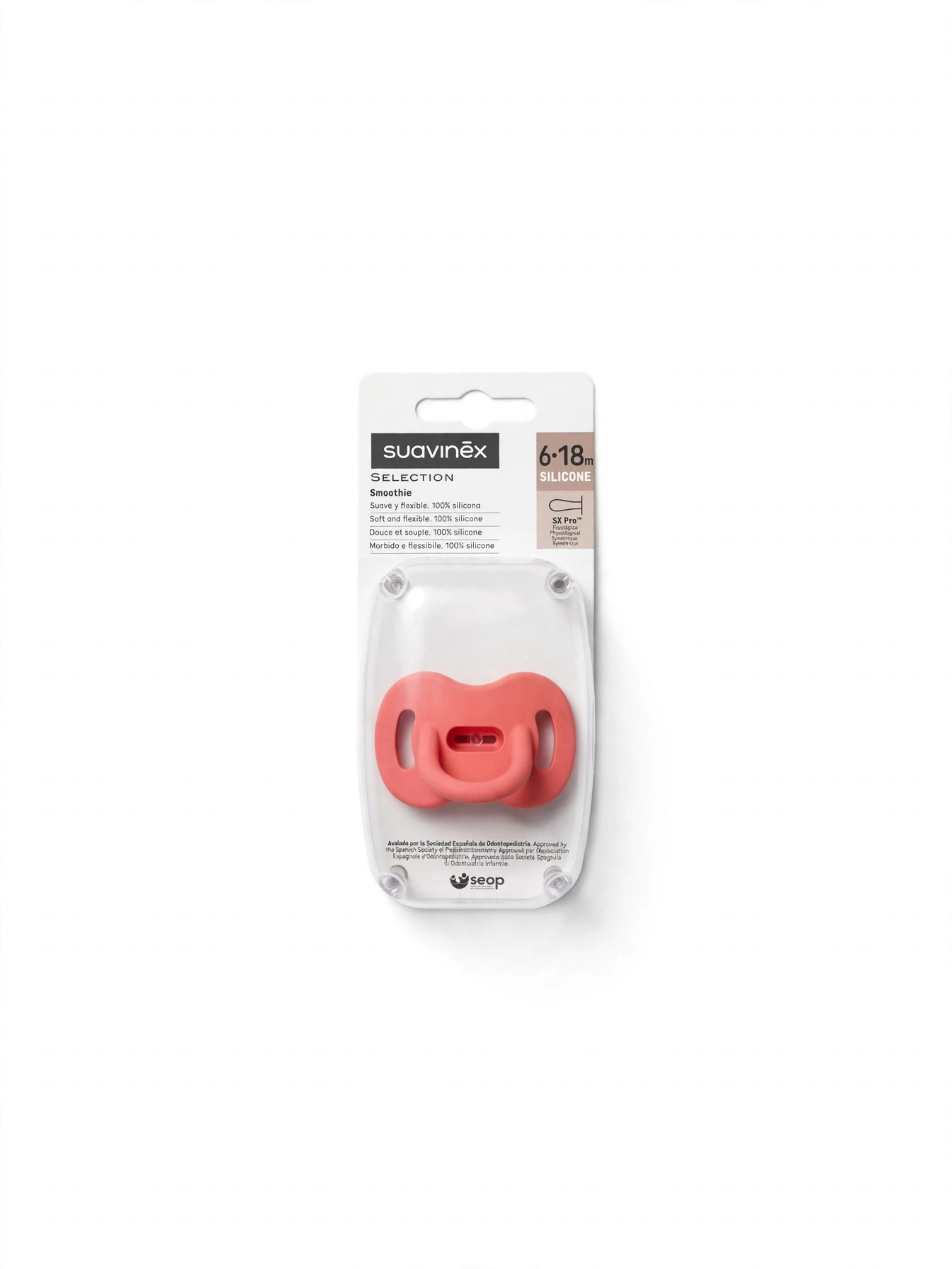 Suavinex Ciuccio Smoothie 6-18Mesi FUCSIA