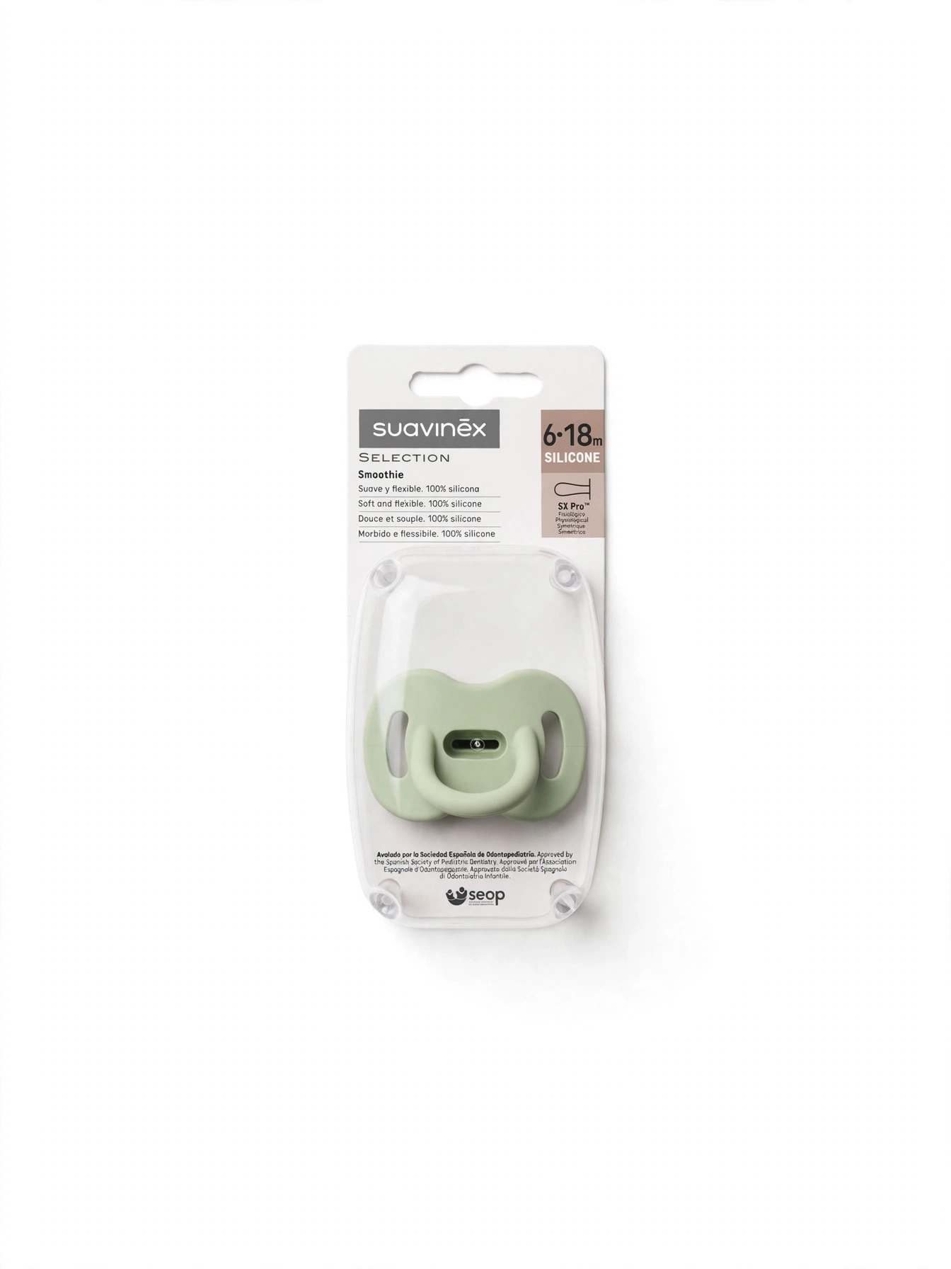 Suavinex Succhietto Selection Smoothie 6-18 mesi VERDE LAGO