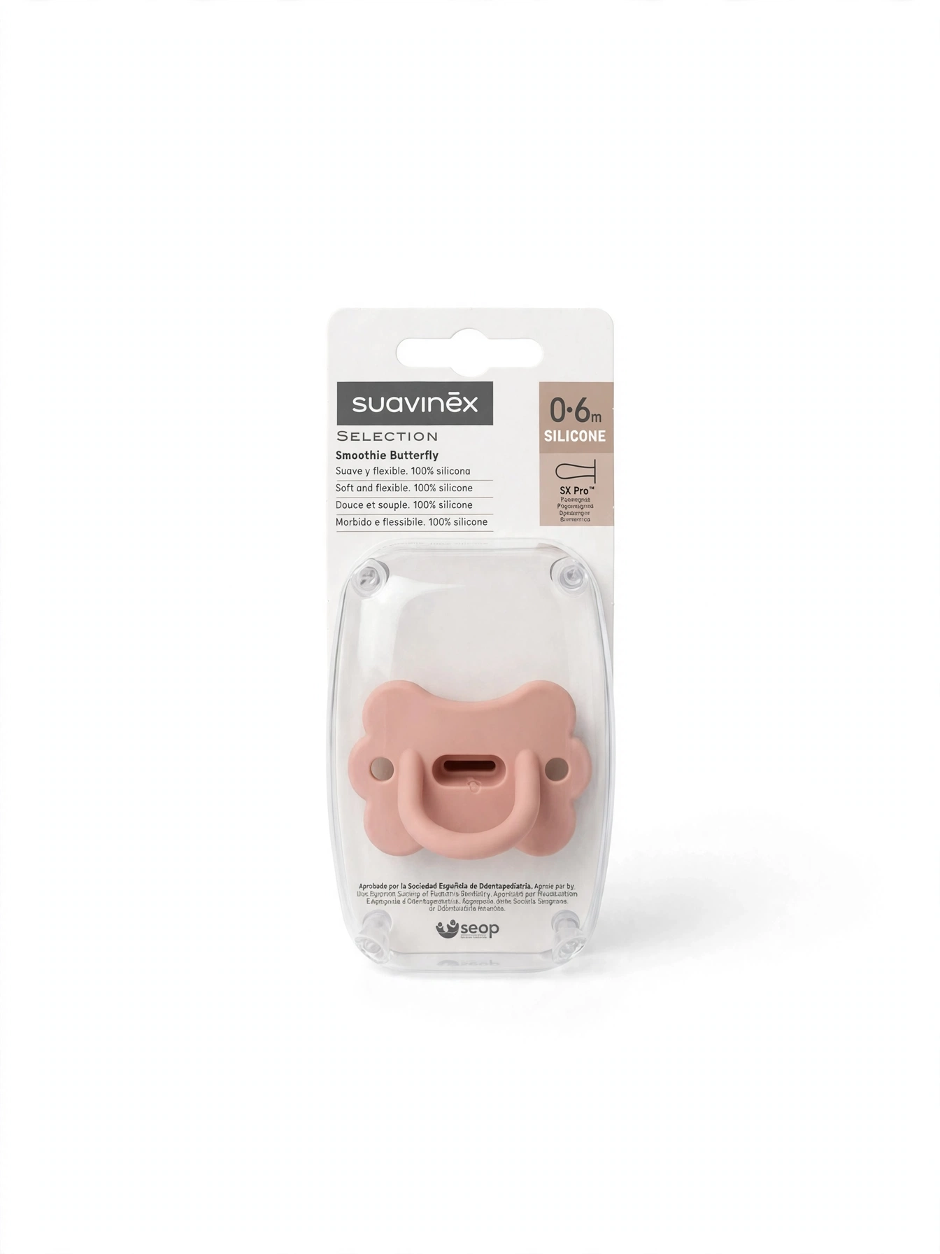 Suavinex Selection Succhietto Smoothie Butterfly 0-6m ROSA