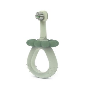 Suavinex Anello da Dentizione con Spazzolino per Neonati- VERDE