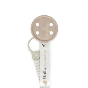 Suavinex Catenella Portasucchietto Bottone Birdies- BEIGE