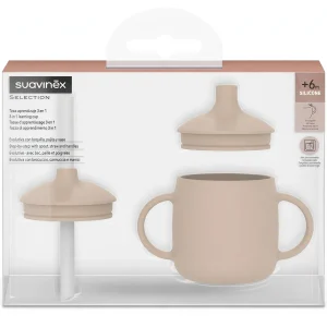 Suavinex Selection Tazza Apprendimento 3in1 Silicone -Beige