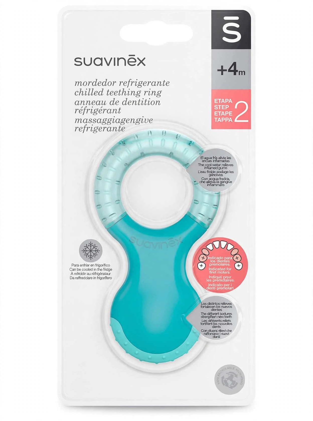 Suavinex Massaggiagengive Refrigerante- AZZURRO