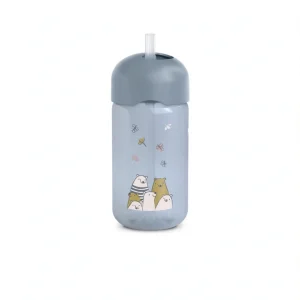 Suavinex My Family Tazza con Cannuccia -BLU