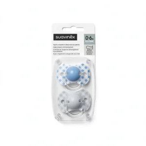 Suavinex Succhietto 0-6M Quadretti Azzurro