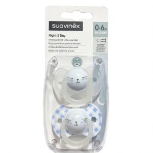Suavinex  0-6M Silicone- Orsetto Azzurro