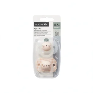 Suavinex  0-6M Silicone- 2pz Coniglietto Pesca