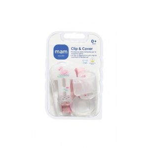 MAM Clip & Cover Catenella- Rosa Fenicottero - 0+ Mesi