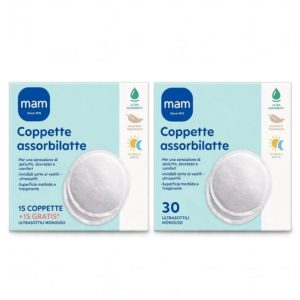 MAM Coppette Assorbilatte - 15+15 GRATIS