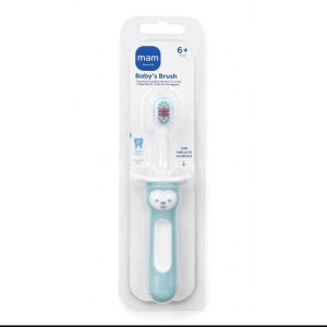 MAM Baby's Brush 6+ Mesi - Azzurro Pastello - Orsetto