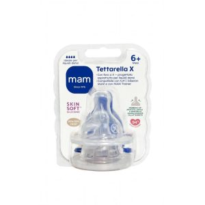 MAM Tettarella X 6+ Mesi - Per Liquidi Densi - Foro a X