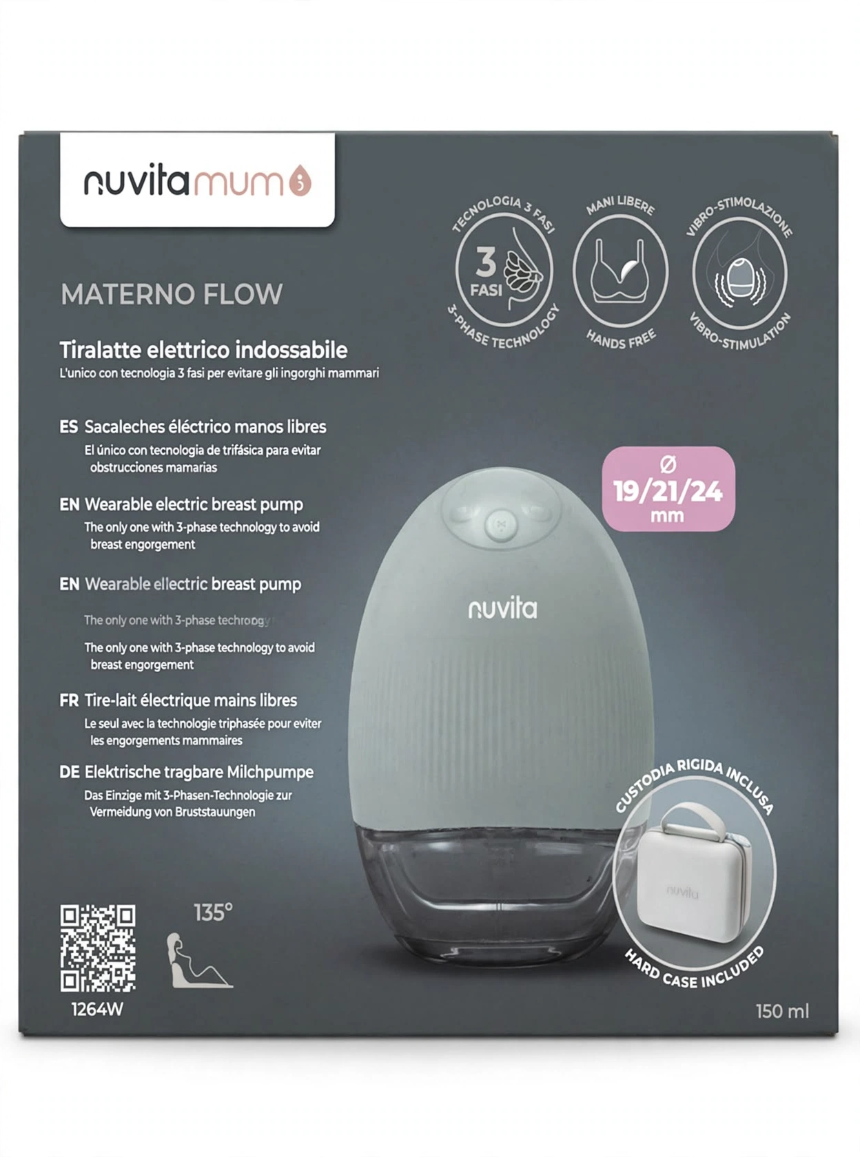 Nuvita -Tiralatte Elettrico Indossabile - immagine 2