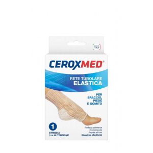 Ceroxmed - Rete Tubolare Elastica per Braccio, Piede e Gomito