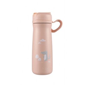 Nuvita - Borraccia Termica Acciaio Inox 500ml -Rosa Coccodrillo