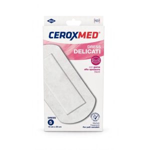 Ceroxmed - Dress Delicati 10x20cm 5 Pezzi con Garza