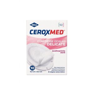 Ceroxmed -  Compresse Oculari Delicate 10 Pezzi 9,5x6,5cm
