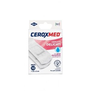 Ceroxmed- Cerotti Delicati Medi 12 Pezzi 7x2cm