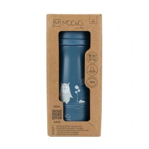 Nuvita- Borraccia Termica 350ml - Blu Gufetto